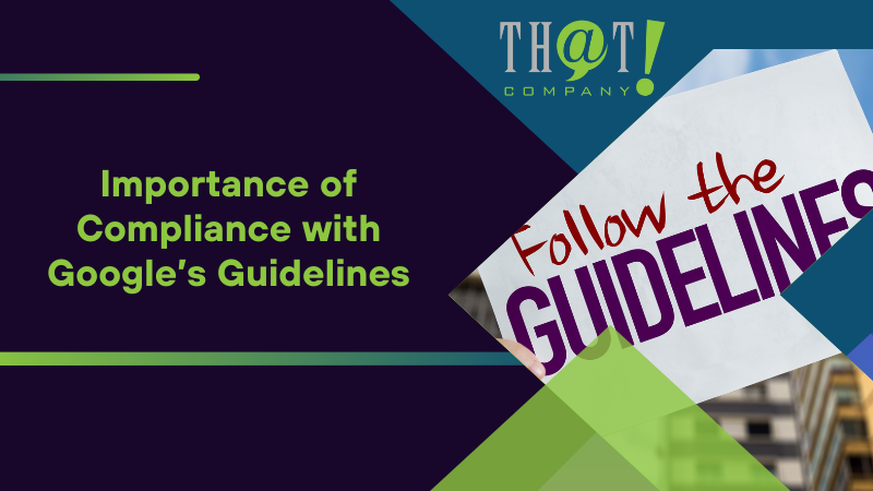 Importance of Compliance with Google’s Guidelines