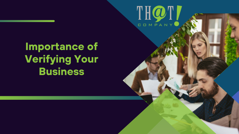 Importance of Verifying Your Business