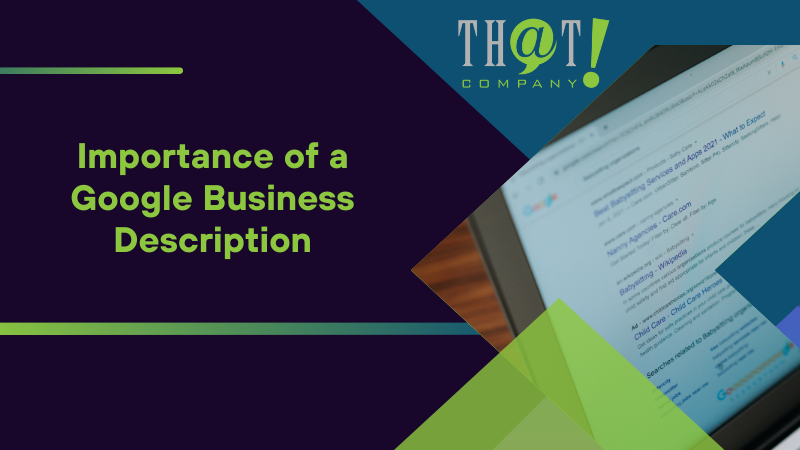 Importance of a Google Business Description