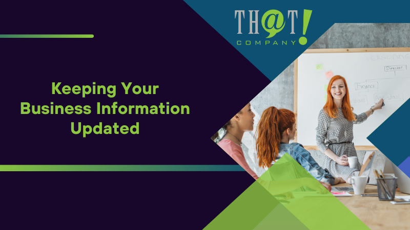 Keeping Your Business Information Updated