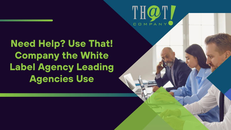 Need Help Use That! Company the White Label Agency Leading Agencies Use