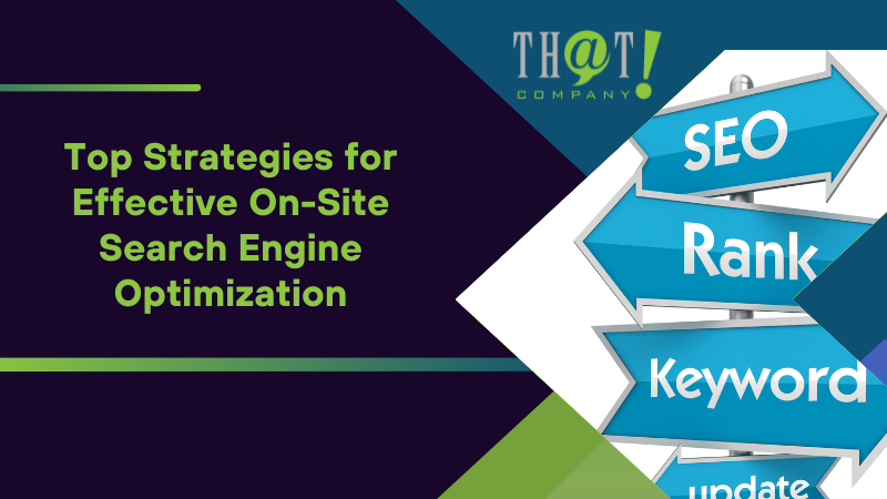Top Strategies for Effective On Site Search Engine Optimization
