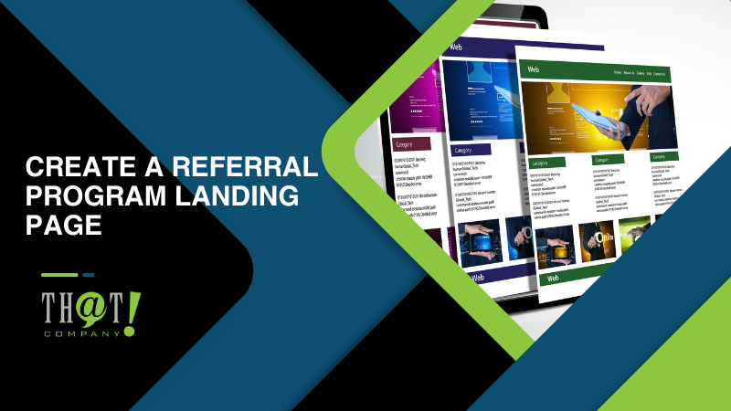 Create a Referral Program Landing Page